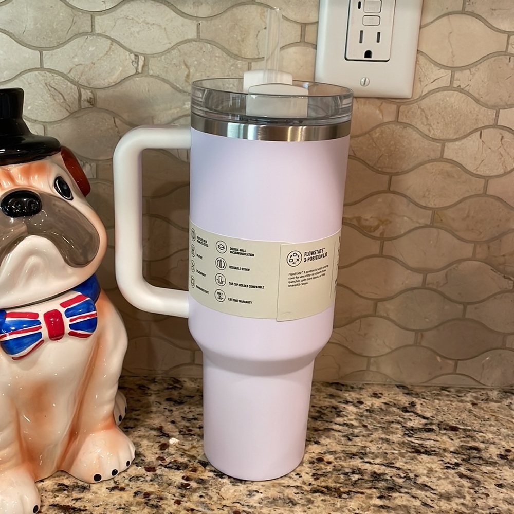 Stanley the flowstate quencher H2.0 tumbler in wisteria colorblock - Picture 2 of 5